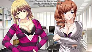 Yuka's outdoor cowgirl blowjob in public voyeur scene