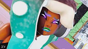 Pearl and Marina are twerking their big asses in 3D Splatoon animation 😏