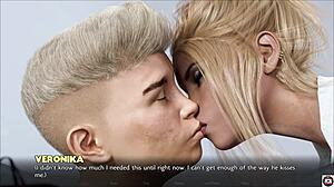 Big tits teen 18+ rides big monster cock in time stamps lost love visual novel part 28