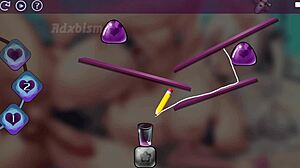 cute honey hentai game part 5 - hairless shaved pussy and cute ass get fucked hard!