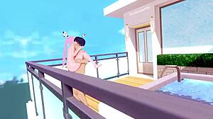 哇，Shikimori 在这个3D色情动漫里好可爱，你知道吗？超级可爱...