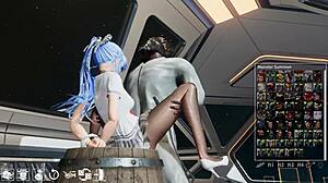 Swordxhime Battles Enemy 83 Fiercely! Intense 3D Game Hentai Monster Action Unfolds