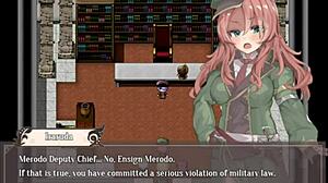 Cum Covers Small Tits in Fetish Game with Cute Girl Hentai Scene