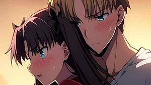 Oh man, Rin Tohsaka riding me missionary in lingerie, like, total joy from Fate Stay Night hentai...