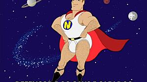 yo, check this heroi cartoon giving his ass in gay action