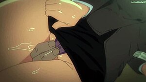 Himawari Wa Yoru Ni Saku Secretary Seduces in Latino Dub