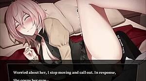 Petite witch with short hair tempts you into crossdressing before a steamy creampie h-scene