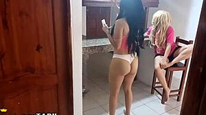 Passionate encounter with hot Latina hermanastra, her culo BROKEN by relentless cock on all fours.