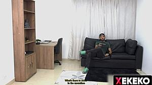 Abby Montano rides her cousin cowgirl style until he gives her deep creampie