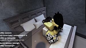 yo this cute roblox catgirl with her big ass finally gave in after days of teasing, rule 34 style