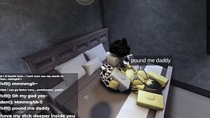 yo this cute roblox catgirl with her big ass finally gave in after days of teasing, rule 34 style