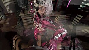 she went live on tv for a wild 3d creampie anal session in hentai style