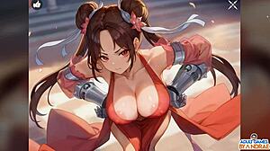 Curvy maidens Elianthe, Miriel, and Lothariel explore oppai squirting in mature outfit anal.