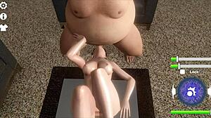 Detailed Hentai Game Where Hot Girl at Work Gets Fucked by Coworkers, Featuring Big Tits and Intense Fucking