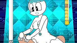 jenny teen robot ppppu animation in simple fun style