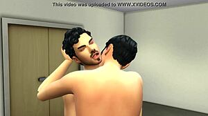 Gay Friends Getting Wild in Garage with Sims 4 WickedWhims Action. Feel the Heat with Teen Twinks!