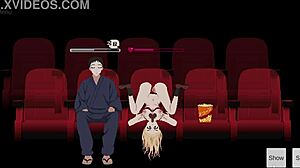 H Game My Dress-Up Darling Cinema Blowjob Parte 2