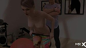 watch me stretch nude in this yoga game, bending over in 3d anime