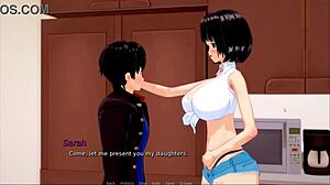 Husband fingers wife to orgasm before riding his cock