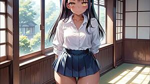 When Friend Nagatoro Asked for Sugar but Got Multiple Facials Instead - AI Generated