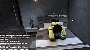 yo this cute roblox catgirl with her big ass finally gave in after days of teasing, rule 34 style