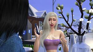 Asian trans gets pounded by teen 18+ with huge cock in futa Sims 4 MU S00E09. Wild stuff!