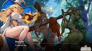 Curvy maidens Elianthe, Miriel, and Lothariel explore oppai squirting in mature outfit anal.