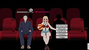 H Game My Dress-Up Darling Cinema Blowjob Parte 2