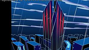 شعر أحمر وشعر أشقر يشاركان في شفط زب في ثلاثية متحركة