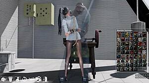 What secrets hide in Swordxhime Gallery Enemy 81 bondage?