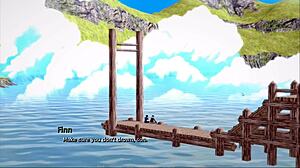 Husband fingers wife to orgasm before riding his cock