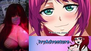 look at this chubby girl with big tits watching hentai - oide yo mizuryuu-kei land ep1