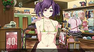 Visual novel explores zero chastity in Kurumi's twin slut route.