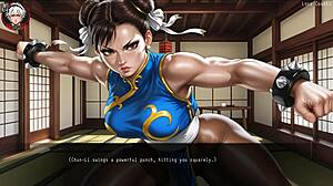 Chun-Li Porn Training in Legend Episode 3 with Huge Tits