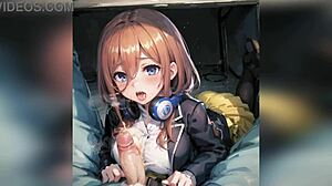 Huge Dick in Tight Pussy of Horny Teen 18+ with Perfect Big Ass. Deepthroat and Anal Fucking in Homemade 3D Animated Story!