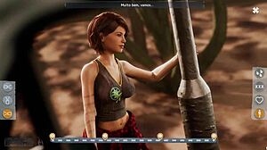 Îmi amintesc că jucam Sex Route 69 cu tatuată sexy în lenjerie, blowjob, călărie și poziții 69 în anime