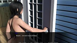 Zoe the Exhibitionist Flashes Naked Outdoors in Part 1