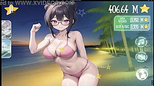 Spenstige Store Pupper I Hentai Spill - Søt Anal Action Venter