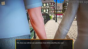 Redhead Teen's Big Tits In New Family Scene