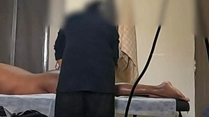 Why resist flashing your cock to that Asian massage girl Piuki in Thailand during her session?