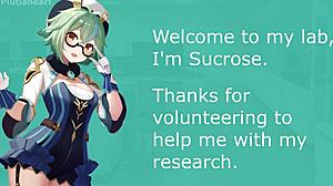 スクロースの興味深い性的療法：原神エピソード3でJOIとフェラヒント