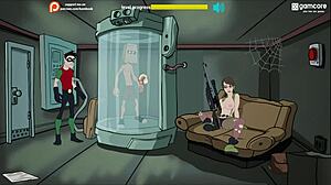 oh man, as robin in fuckerman, i get to bang harley quinn's big ass and tits in this batman parody game