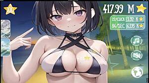 Bouncy Big Tits in Hentai Game - Cute Anal Action Awaits