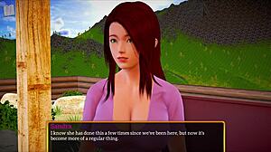 Redhead Teen's Big Tits In New Family Scene