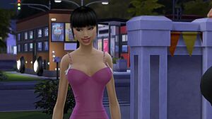 The First Cuckolding Session Episode 18: Wife Shares with Friend in Sims Anime.