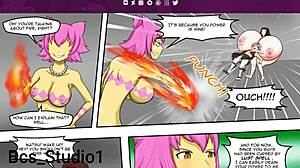 哇，更大的游戏ch01 - 妖精尾巴恶搞，巨人女成长乳房扩张充气本子 😍