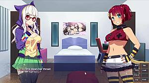 i'm sakura gamer, episode 2, nekohime confrunts clover