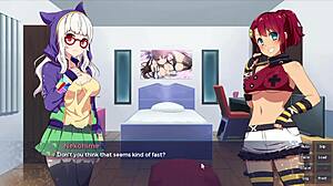 i'm sakura gamer, episode 2, nekohime confrunts clover