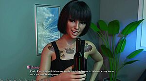 once, this slutty short-haired tattooed girl found a dorm and got every hole railed hard