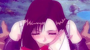 Любовь Тифы получает впечатляющий AI апскейл в стиле Final Fantasy